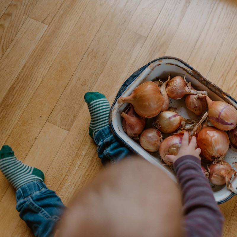 onions in socks baby