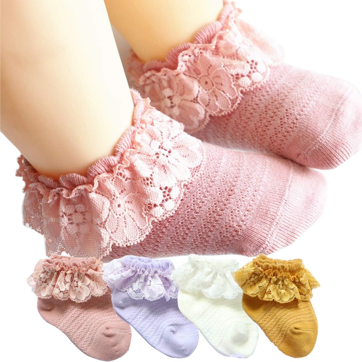 baby girl ruffle socks