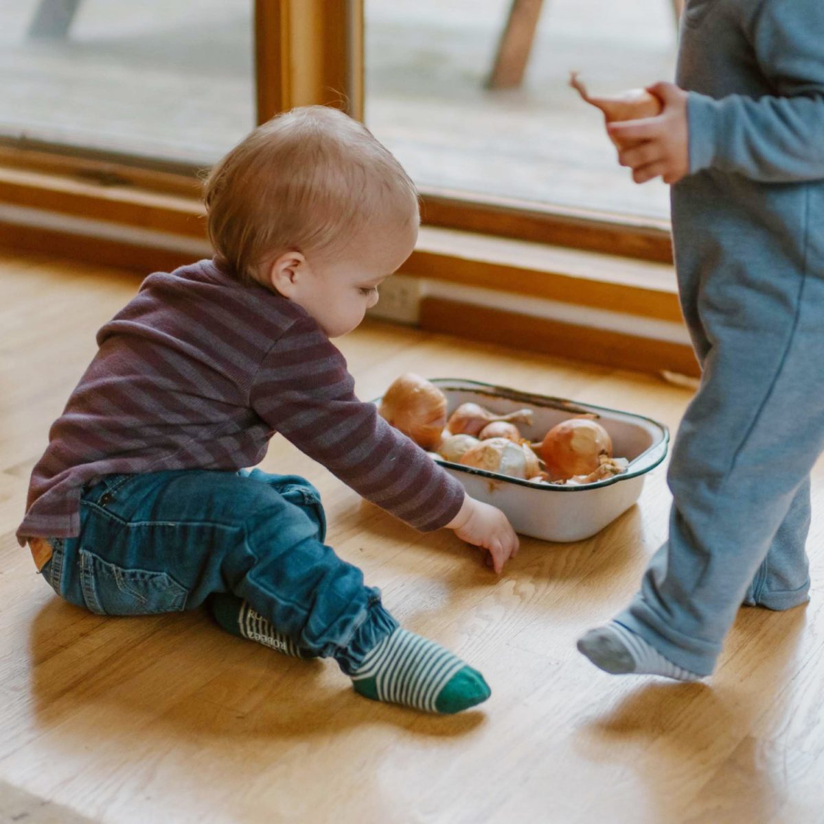 Onions in Baby Socks