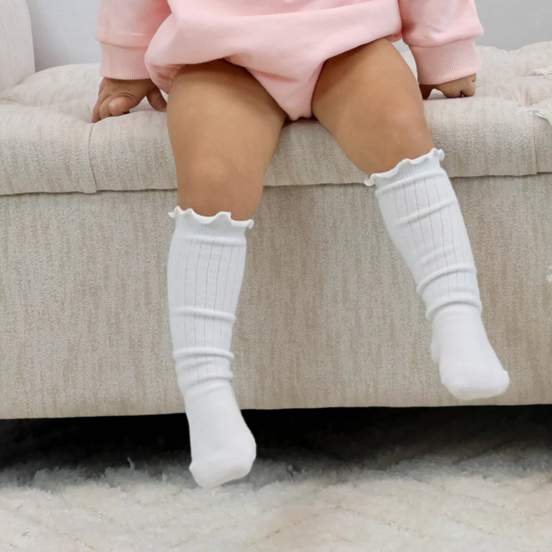 Fashionable Baby Girl Long Socks Styles for 2024