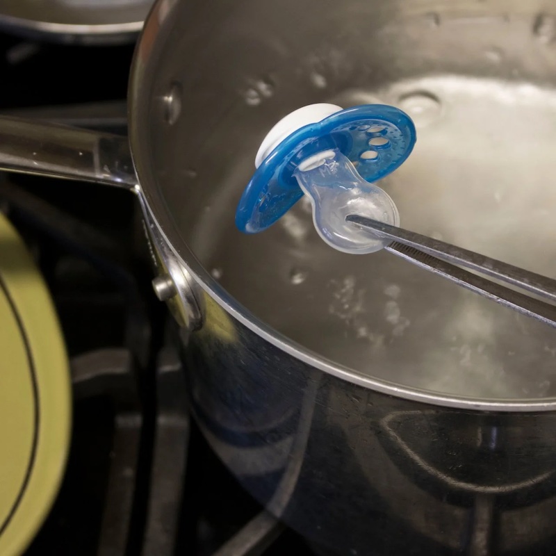 how long to boil pacifiers?