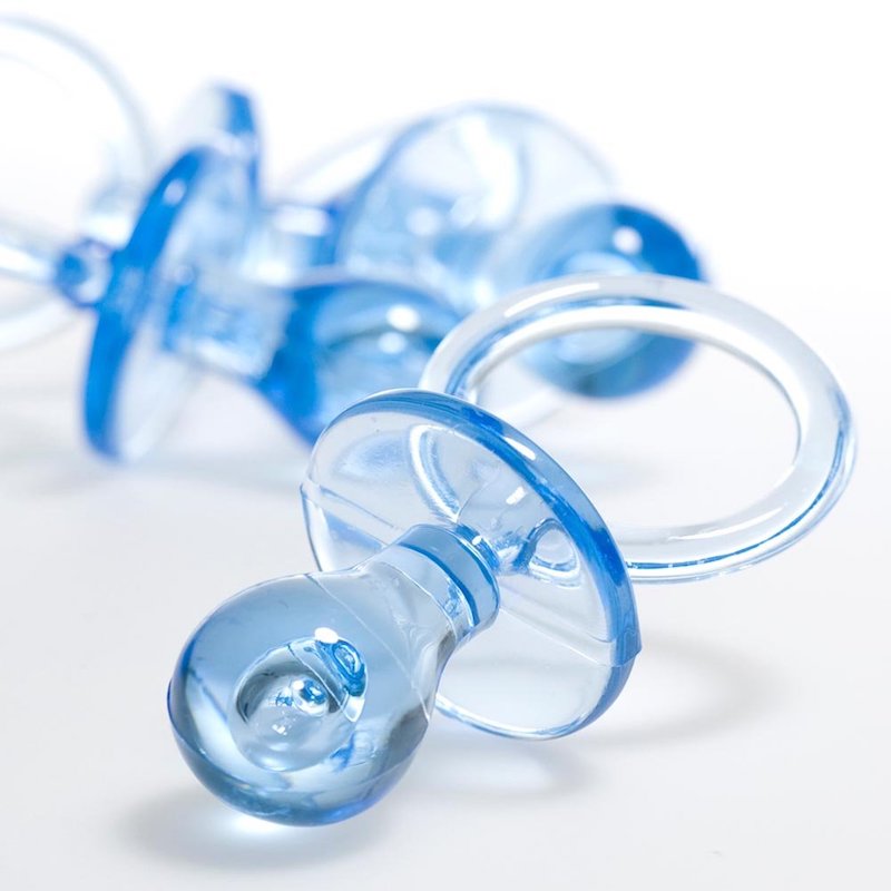 plastic pacifiers